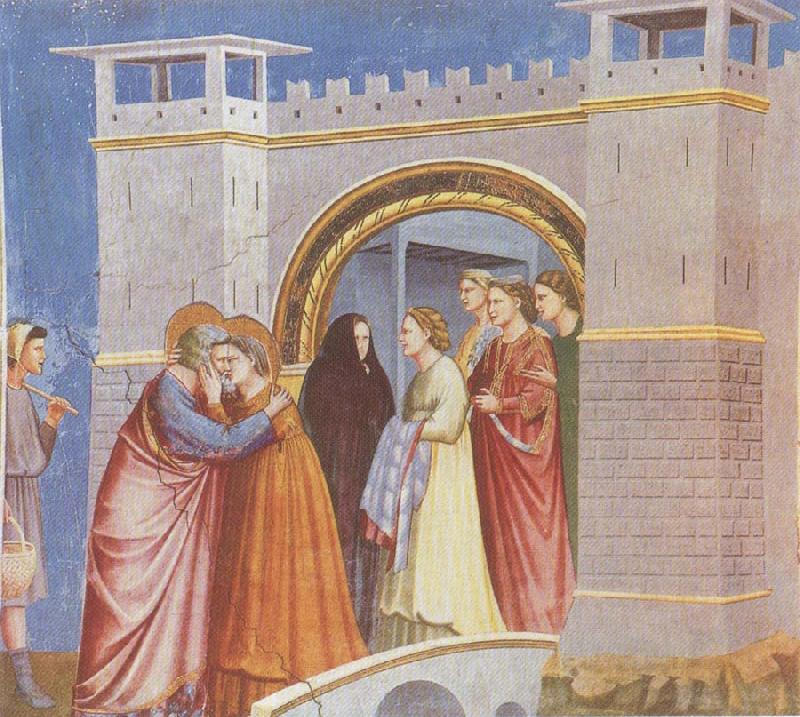 GIOTTO di Bondone Meeting at the Golden Gate